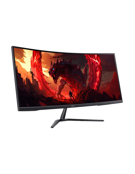 LCD Monitor, ACER, 34 ", 3440 x 1440 pixels, UltraWide Quad HD, Native aspect ratio 21:9, LCD, Curved, UM.CE0EE.009