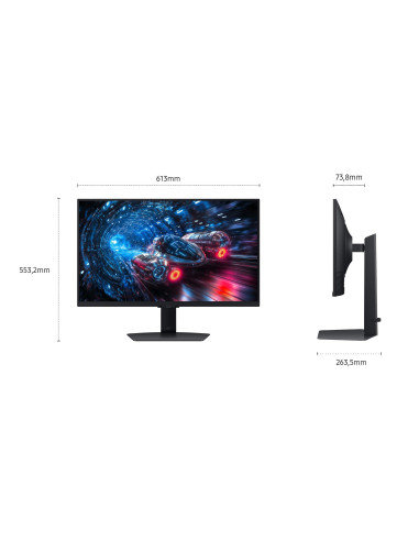 LCD Monitor, SAMSUNG, 27 ", 3840 x 2160 pixels, 4K Ultra HD, Native aspect ratio 16:9, LCD, Flat, LS27FG702EUXEN