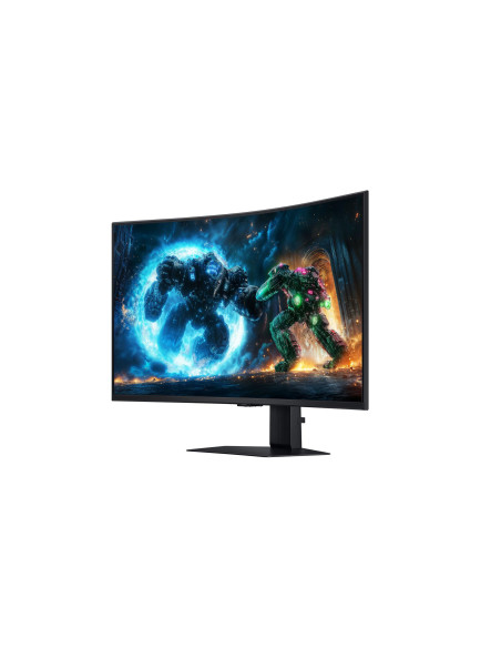 LCD Monitor, SAMSUNG, 37 ", 3840 x 2160 pixels, 4K Ultra HD, Native aspect ratio 16:9, LCD, Curved, LS37FG750EUXEN