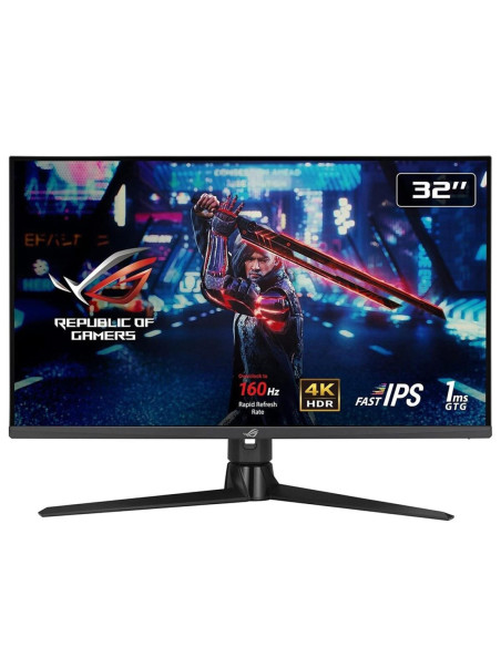 LCD Monitor, ASUS, 32", Gaming/4K, Panel IPS, 3840x2160, 16:9, 160Hz, Matte, 1 ms, Swivel, Height adjustable, Tilt, Colour Blac