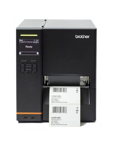 BROTHER TJ-4420TN INDUSTRIAL LABEL THERMO TRANSFER PRINTER, USB, LAN, SERIAL PORT, 203DPI, 14IPS