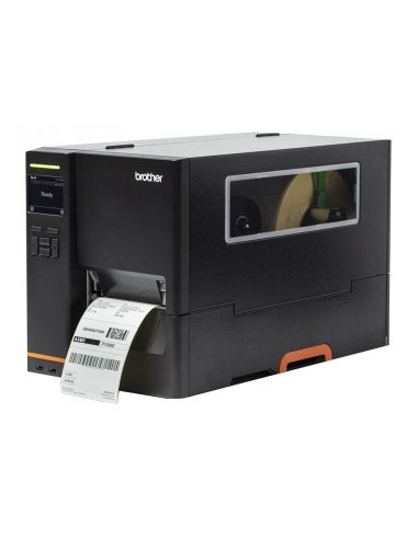 BROTHER TJ-4420TN INDUSTRIAL LABEL THERMO TRANSFER PRINTER, USB, LAN, SERIAL PORT, 203DPI, 14IPS