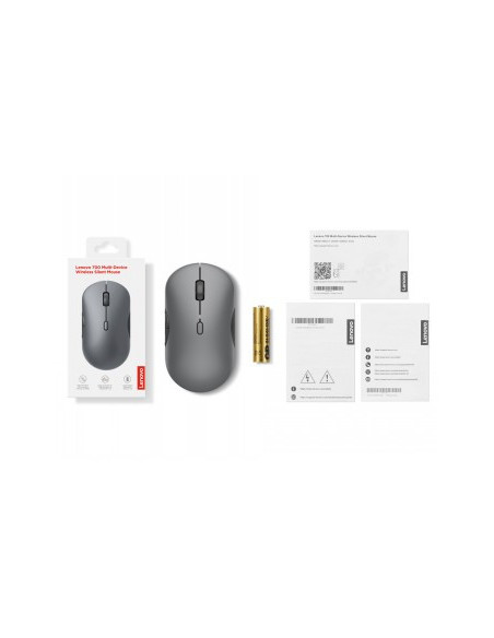 LENOVO 700 MULTI-DEVICE WIRELESS SILENT MOUSE (LUNA GREY)