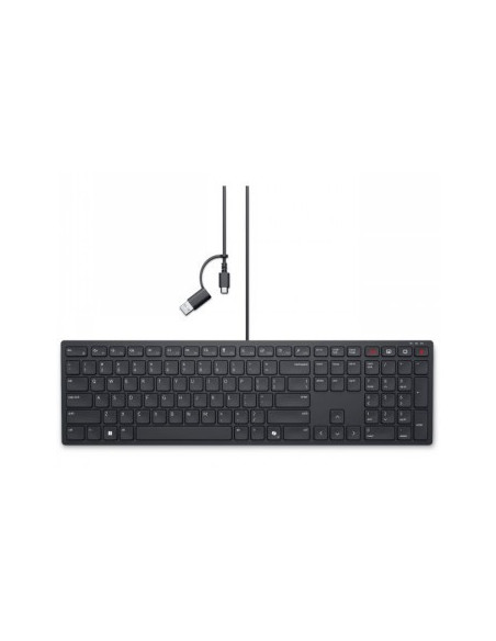 DELL PRO WIRED COLLABORATION KEYBOARD - KB525C - US INTERNATIONAL (QWERTY)