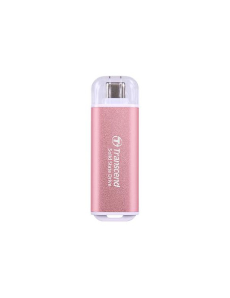 External SSD, TRANSCEND, ESD300, 1TB, USB-C, 3D NAND, Write speed 950 MBytes/sec, Read speed 1050 MBytes/sec, TS1TESD300P
