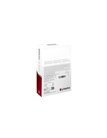 External SSD, KINGSTON, XS1000, 2TB, USB 3.2, Write speed 1000 MBytes/sec, Read speed 1050 MBytes/sec, SXS1000/2000G