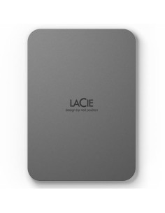 External HDD, LACIE, Mobile Drive Secure, STLR4000400, 4TB, USB-C, USB 3.2, Colour Space Gray, STLR4000400