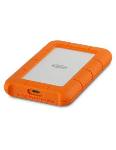 External HDD, LACIE, 4TB, USB-C, Colour Orange, STFR4000800