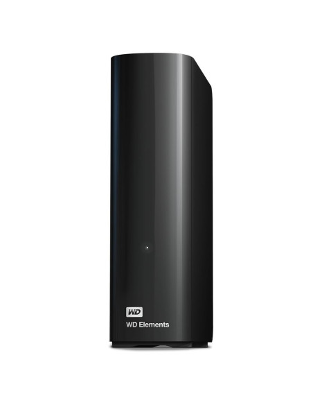 External HDD, WESTERN DIGITAL, Elements Desktop, 8TB, USB 3.0, Drives 1, Black, WDBWLG0080HBK-EESN
