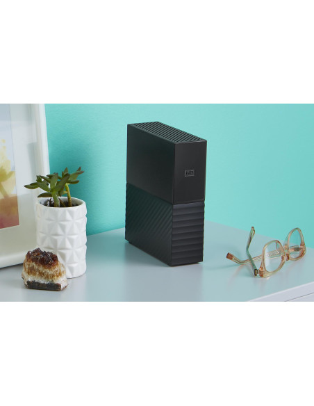 External HDD, WESTERN DIGITAL, My Book, 8TB, USB 3.0, Drives 1, Black, WDBBGB0080HBK-EESN