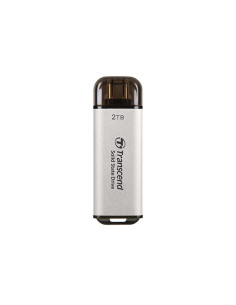 External SSD, TRANSCEND, ESD300, 2TB, USB-C, Write speed 950 MBytes/sec, Read speed 1500 MBytes/sec, TS2TESD300S