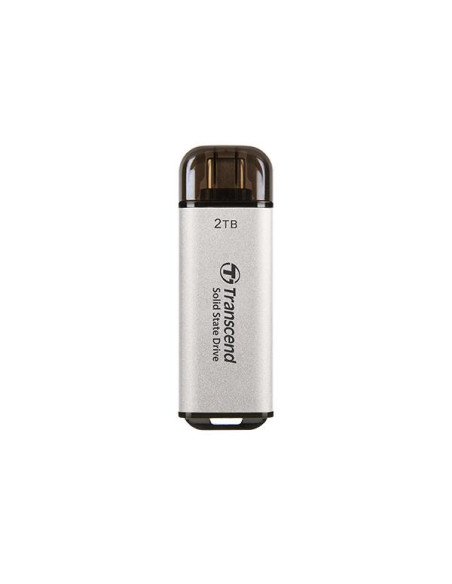External SSD, TRANSCEND, ESD300, 2TB, USB-C, Write speed 950 MBytes/sec, Read speed 1500 MBytes/sec, TS2TESD300S