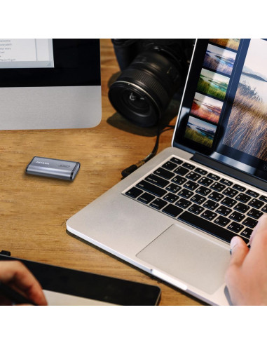 External SSD, ADATA, SE880, 2TB, USB-C, Write speed 2000 MBytes/sec, Read speed 2000 MBytes/sec, AELI-SE880-2TCGY