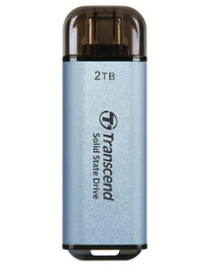 External SSD, TRANSCEND, ESD300, 2TB, USB-C, Write speed 950 MBytes/sec, Read speed 1500 MBytes/sec, TS2TESD300C