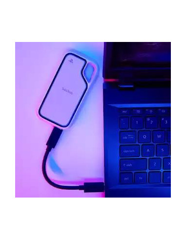 External SSD, SANDISK, Extreme, 1TB, USB 3.2, Read speed 1000 MBytes/sec, SDSSDE62P-1T00-G25