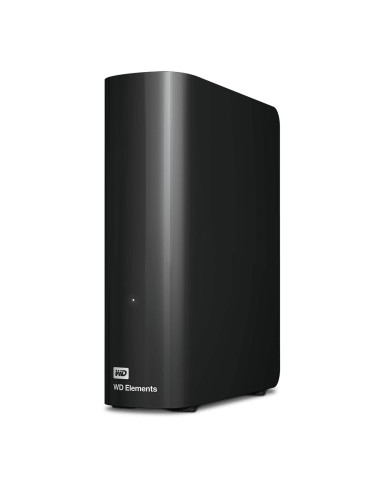 External HDD, WESTERN DIGITAL, Elements Desktop, 12TB, USB 3.0, Drives 1, Black, WDBWLG0120HBK-EESN