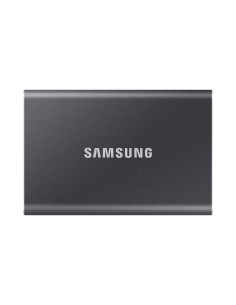 External SSD, SAMSUNG, T7, 2TB, USB 3.2, Write speed 1000 MBytes/sec, Read speed 1050 MBytes/sec, MU-PC2T0T/WW