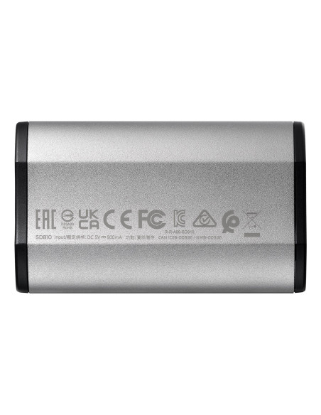 External SSD, ADATA, SD810, 4TB, USB-C, Write speed 2000 MBytes/sec, Read speed 2000 MBytes/sec, SD810-4000G-CSG