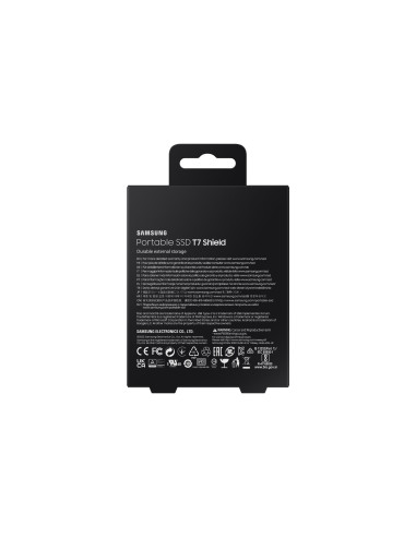 External SSD, SAMSUNG, T7, 4TB, USB 3.2, Write speed 1000 MBytes/sec, Read speed 1050 MBytes/sec, MU-PE4T0S/EU