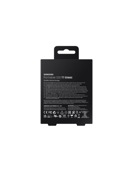 External SSD, SAMSUNG, T7, 4TB, USB 3.2, Write speed 1000 MBytes/sec, Read speed 1050 MBytes/sec, MU-PE4T0S/EU