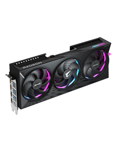 Graphics Card, GIGABYTE, AMD, Radeon RX 9070 XT, 16 GB, GDDR6, 256 bit, PCI Express 5.0, Active, R9070XTAORUSE-16GD1.0