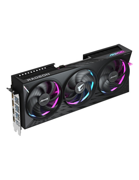 Graphics Card, GIGABYTE, AMD, Radeon RX 9070 XT, 16 GB, GDDR6, 256 bit, PCI Express 5.0, Active, R9070XTAORUSE-16GD1.0