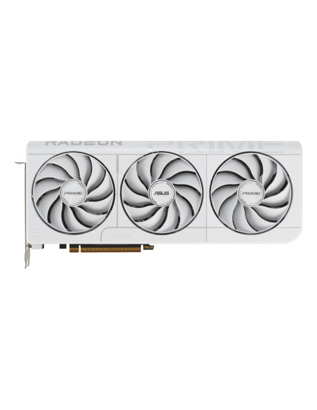 Graphics Card, ASUS, AMD, Radeon RX 9070 XT, 2460 MHz, 16 GB, GDDR6, 256 bit, PCI Express 5.0, Active, PRIME-RX9070XT-O16G-WH