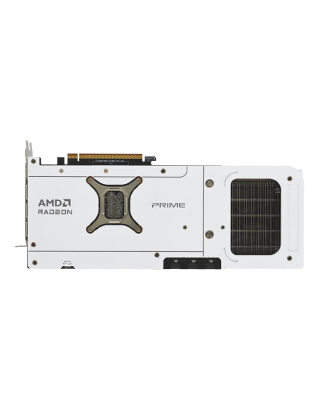 Graphics Card, ASUS, AMD, Radeon RX 9070 XT, 2460 MHz, 16 GB, GDDR6, 256 bit, PCI Express 5.0, Active, PRIME-RX9070XT-O16G-WH