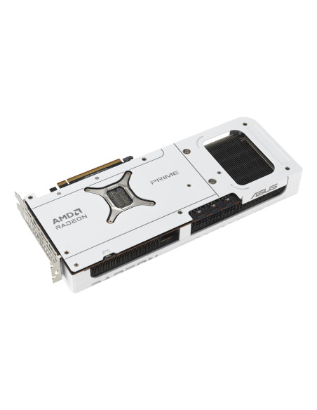 Graphics Card, ASUS, AMD, Radeon RX 9070 XT, 2460 MHz, 16 GB, GDDR6, 256 bit, PCI Express 5.0, Active, PRIME-RX9070XT-O16G-WH