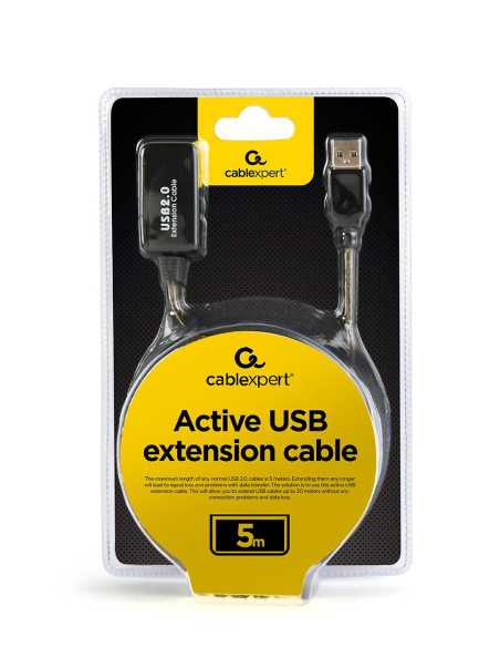 CABLE USB2 EXTENSION 5M/ACTIVE UAE-01-5M GEMBIRD