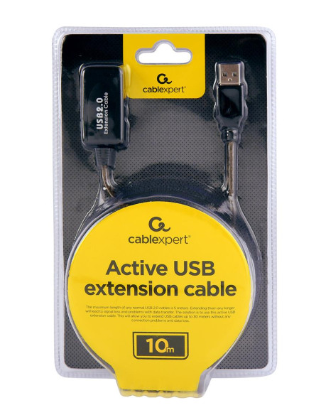 CABLE USB2 EXTENSION 10M/ACTIVE UAE-01-10M GEMBIRD