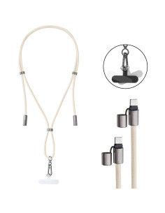 CABLE USB-C TO USB-C 1.65M/LANYARD BEIGE 7991001 INTENSO
