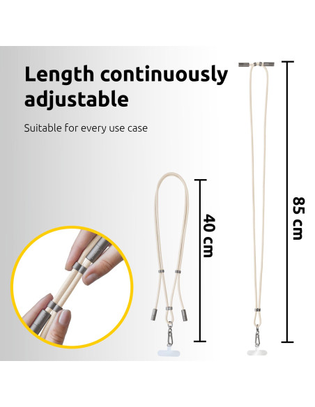 CABLE USB-C TO USB-C 1.65M/LANYARD BEIGE 7991001 INTENSO