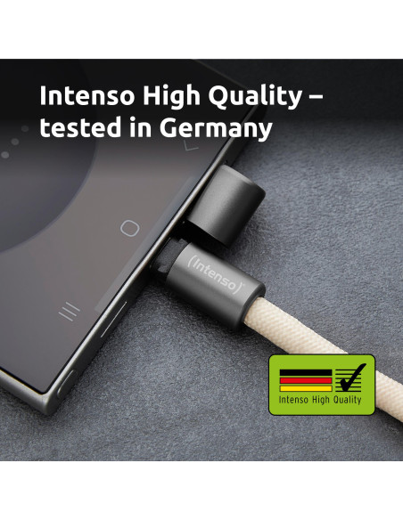 CABLE USB-C TO USB-C 1.65M/LANYARD BEIGE 7991001 INTENSO