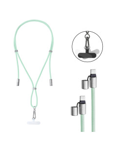 CABLE USB-C TO USB-C 1.65M/LANYARD GREEN 7991007 INTENSO