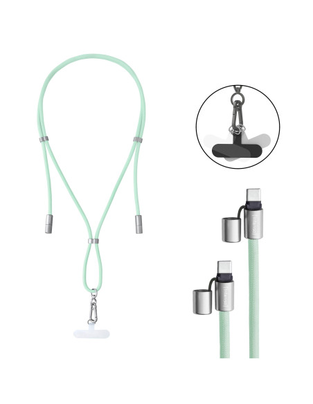 CABLE USB-C TO USB-C 1.65M/LANYARD GREEN 7991007 INTENSO