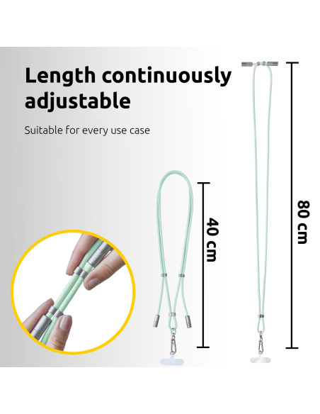 CABLE USB-C TO USB-C 1.65M/LANYARD GREEN 7991007 INTENSO