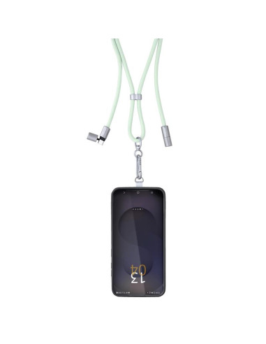 CABLE USB-C TO USB-C 1.65M/LANYARD GREEN 7991007 INTENSO