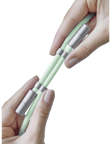 CABLE USB-C TO USB-C 1.65M/LANYARD GREEN 7991007 INTENSO