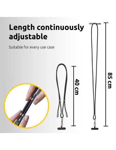 CABLE USB-C TO USB-C 1.65M/LANYARD BLACK 7991000 INTENSO