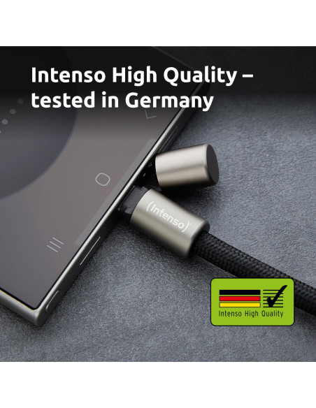 CABLE USB-C TO USB-C 1.65M/LANYARD BLACK 7991000 INTENSO