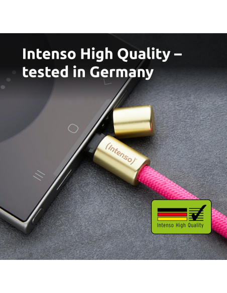 CABLE USB-C TO USB-C 1.65M/LANYARD PINK 7991004 INTENSO