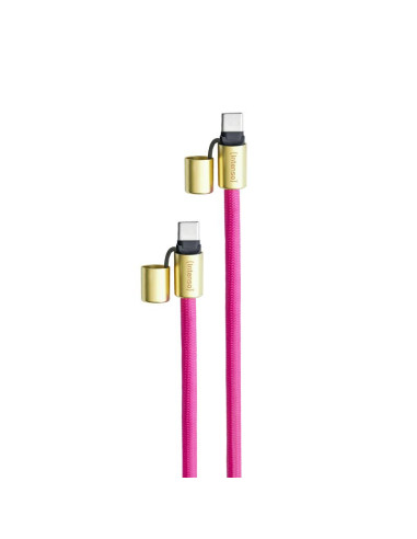 CABLE USB-C TO USB-C 1.65M/LANYARD PINK 7991004 INTENSO