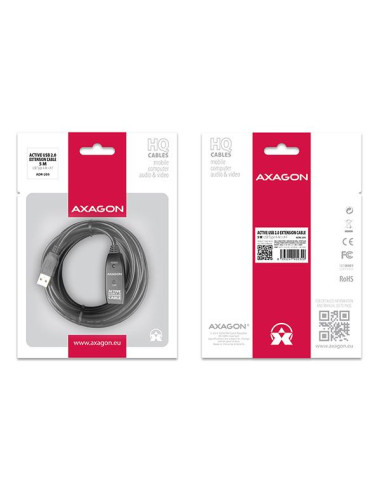 CABLE USB2.0 A-M/A-F ACTIVE/5M ADR-205 AXAGON