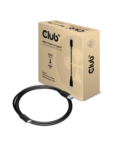 CABLE USB-C TO USB3.1 1M/M/M CAC-1523 CLUB3D