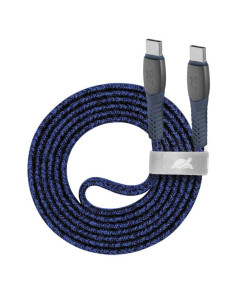 CABLE USB-C TO USB-C 1.2M/BLUE PS6105 BL12 RIVACASE