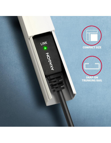 CABLE USB2.0 A-M/B-M ACTIVE/10M ADR-210B AXAGON