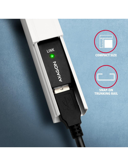 CABLE USB2.0 A-M/A-F ACTIVE/7M ADR-207 AXAGON