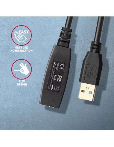 CABLE USB3.2 A-M/A-F ACTIVE/5M ADR-305 AXAGON