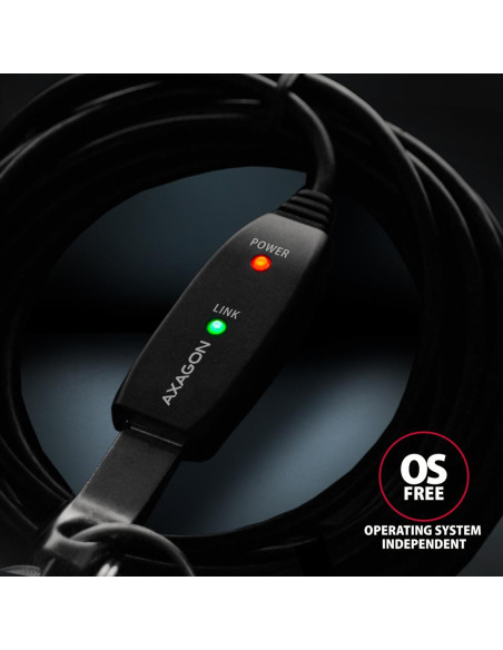 CABLE USB3.2 A-M/A-F ACTIVE/5M ADR-305 AXAGON